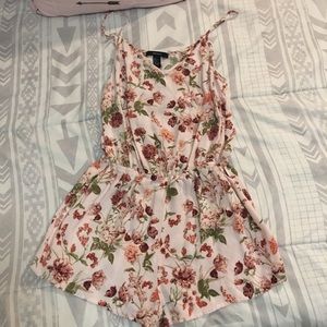 Forever 21 Floral romper